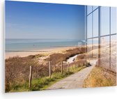 Peintures sur verre - Plage - Mer - Phare - Nederland - 120x80 cm - Peintures Plexiglas