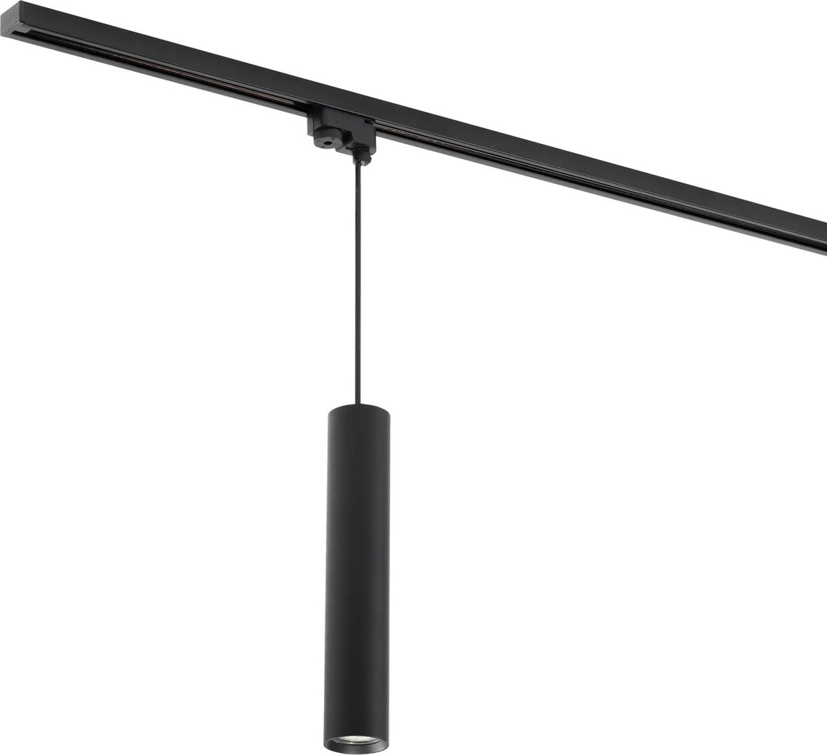 Qub Focus Tube Hanglamp voor 1-Fase Rail – Zwart – GU10 – 30 cm