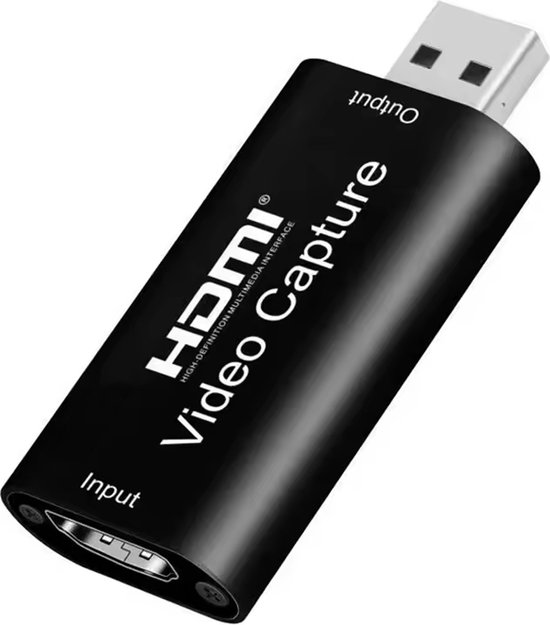 Carte D'acquisition Vidéo Full HD 1080p 60FPS, Enregistrement 4K Avec Boucle HDMI Streaming Audio USB 3.0, Enregistreur De Jeux Pour Hdmi Video Capture (Compatible Caméra, PC, OBS