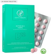 Perfect Health - Vitamine B12 1000mcg - Goed tegen Vermoeidheid en Futloosheid - 30 Zuigtabletten - Voor Immuunsysteem Hoge Dosering - Methylcobalamine - Vegan