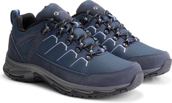 Travelin' Grasten Low - Chaussures de randonnée basses pour femme - Imperméables - Bleu marine