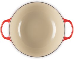 Le Creuset Gietijzeren Braadpan Marmite Met Hoge Deksel 26cm Kersenrood
