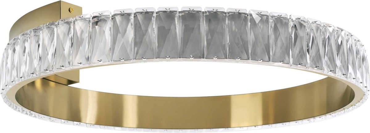 Toolight App1506-C Plafonnière Geborsteld Goud 60X60X10,5Cm