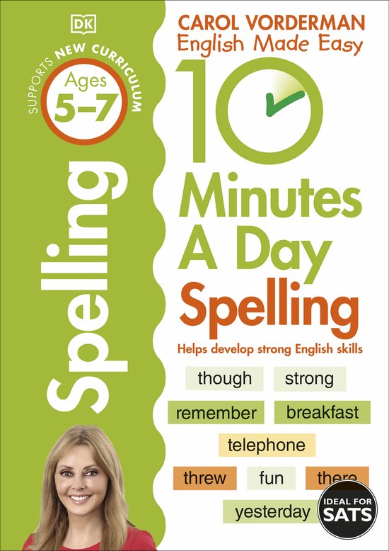 10 Minutes A Day Spelling Ks1 - cover