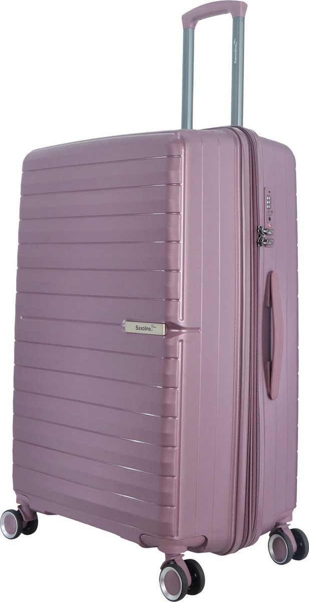 Saxoline Blue – Resort | Harde Koffer / Valies /Trolley – Large (102L) – Paars - Paars / Large