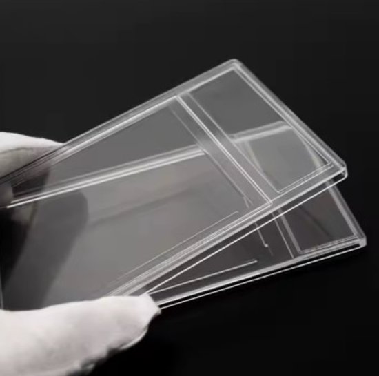 [Acryl 35PT kaarthouder] [kaarthouder] [geschikt voor pokemon kaarten] [met label positie] [sleeves]