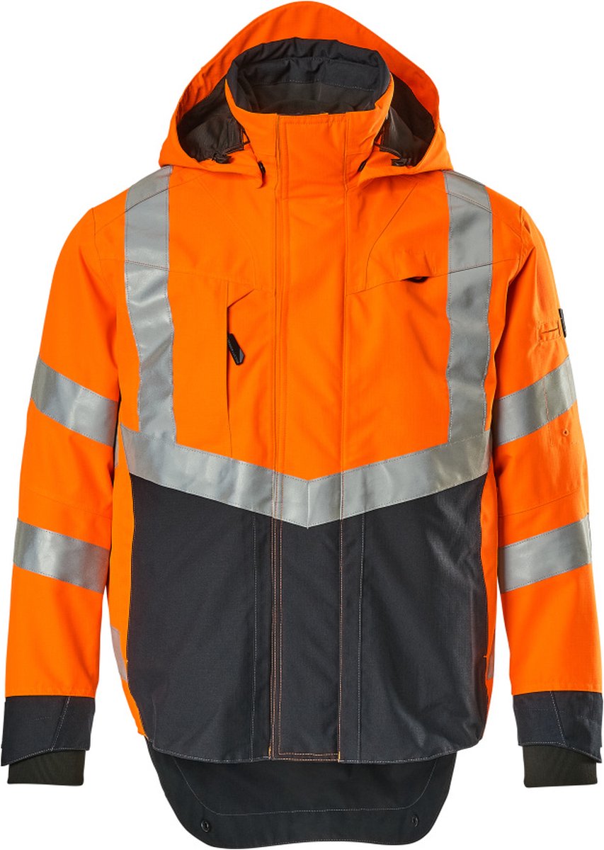 Mascot Safe Supreme Shell jas 15501-231 hi-vis /donkermarine Oranje