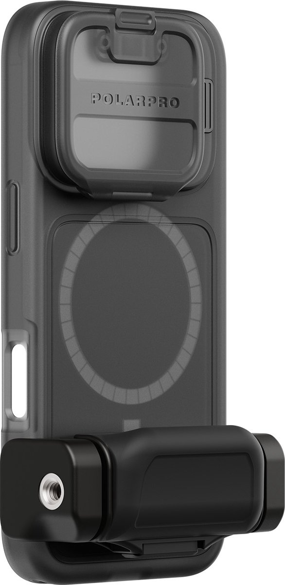 PolarPro - LiteChaser ProCase - iPhone 16 Pro - Black - Telefoonhoesje - Inlusief Grip