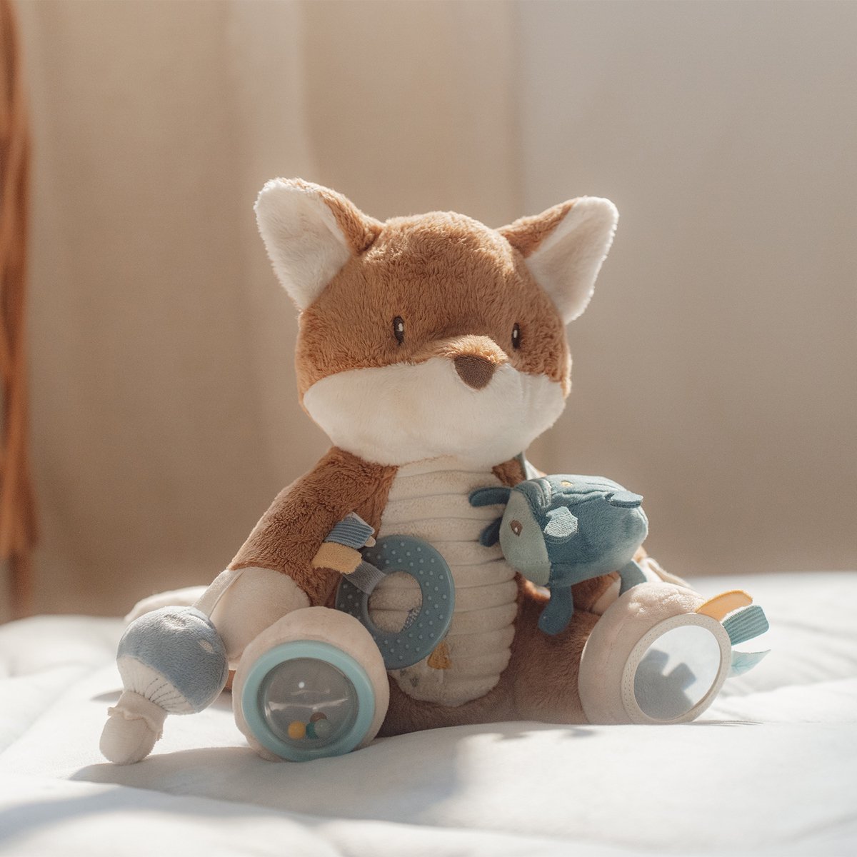 Little Dutch Activiteitenknuffel Vos - Forest Friends - Baby speelgoed - grijp baby speelgoed — afbeelding 7