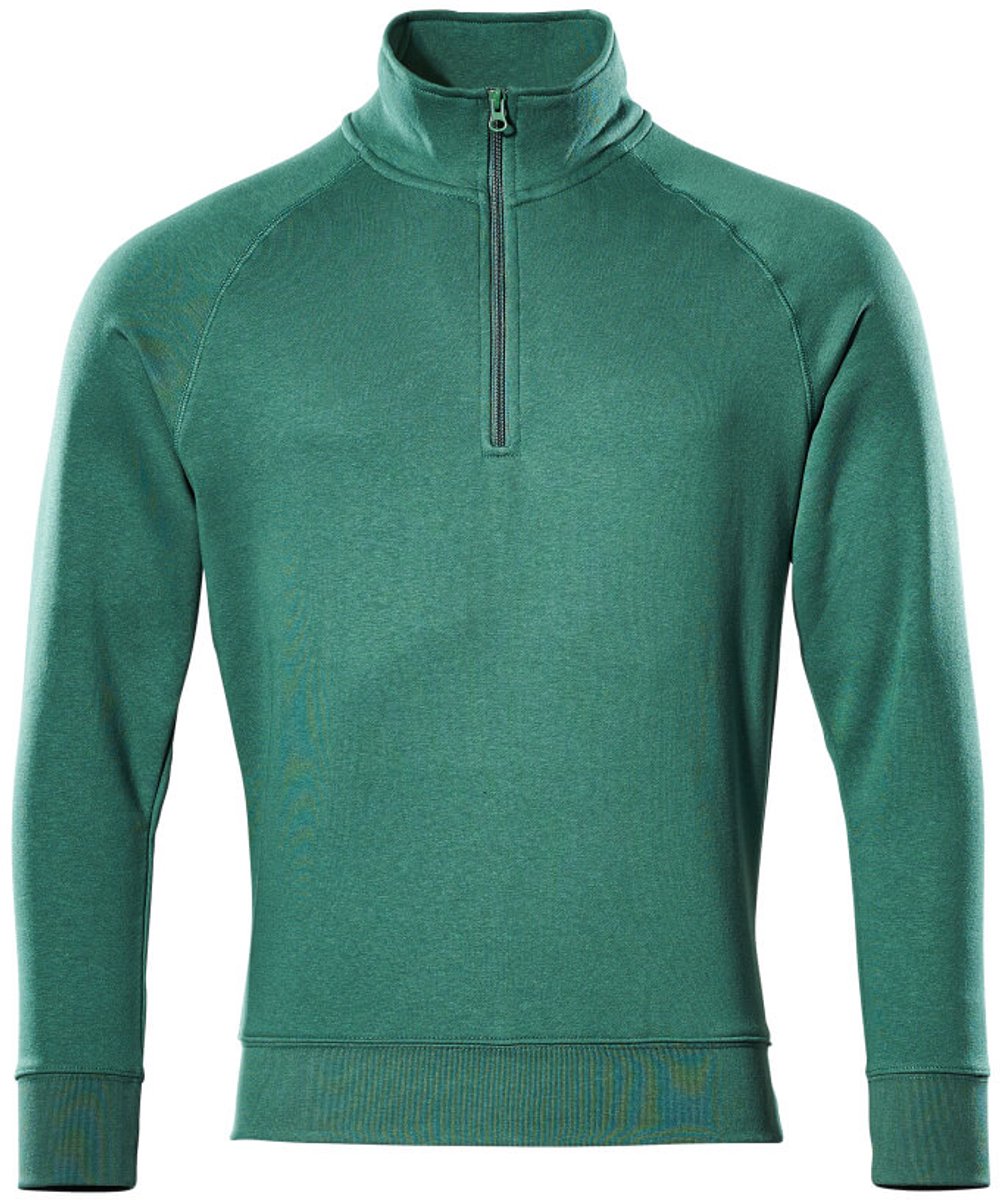 Mascot Crossover Sweatshirt met korte rits 50611-971 - Groen - L