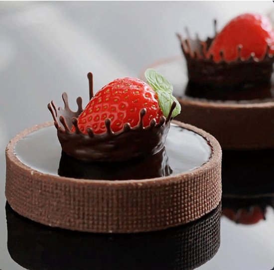 10 Stks Ronde Taart Ringen Met Gaten Roestvrij Staal Fruit Pie Quiches Cake Mousse Vorm Keuken Baki Editie 0627