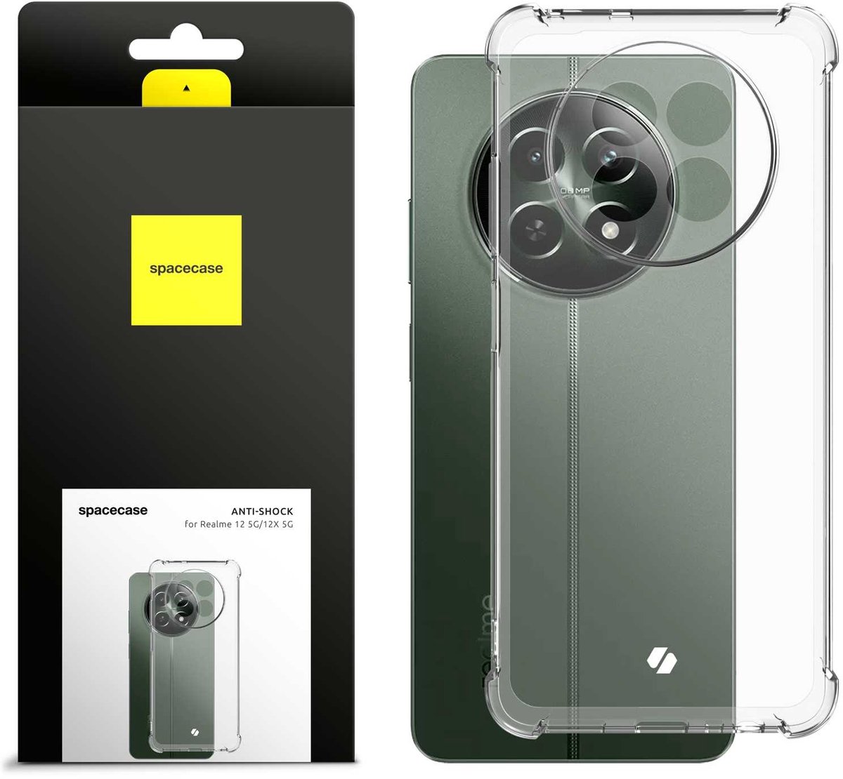 Spacecase Case Anti-Shock Cover Voor Realme 12 5G 12X 5G