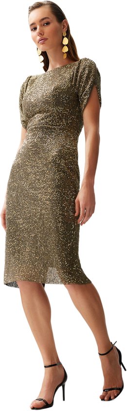 Trendyol TPRSS24EL00108 Adultes Femmes - Or - 36