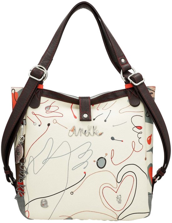 Sac Anekke Hollywood Passion Convertible En Sac à Dos Multicolore Femme