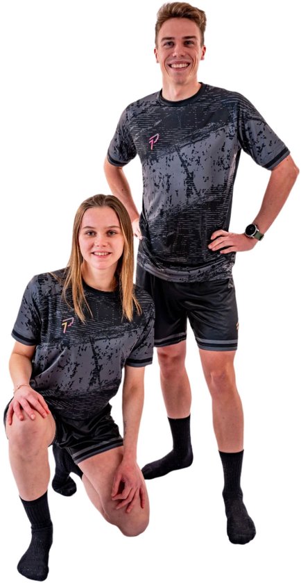 Foto: Proma sports performance shirt nightvision asphalt l xl esports football tenue kinderen volwassenen unisex teamsports fitnessshirt voetbalshirt tennisshirt padelshirt gamingshirt virtual sim racing f1 gt