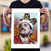 Freddie Mercury kunst print (50x70cm)