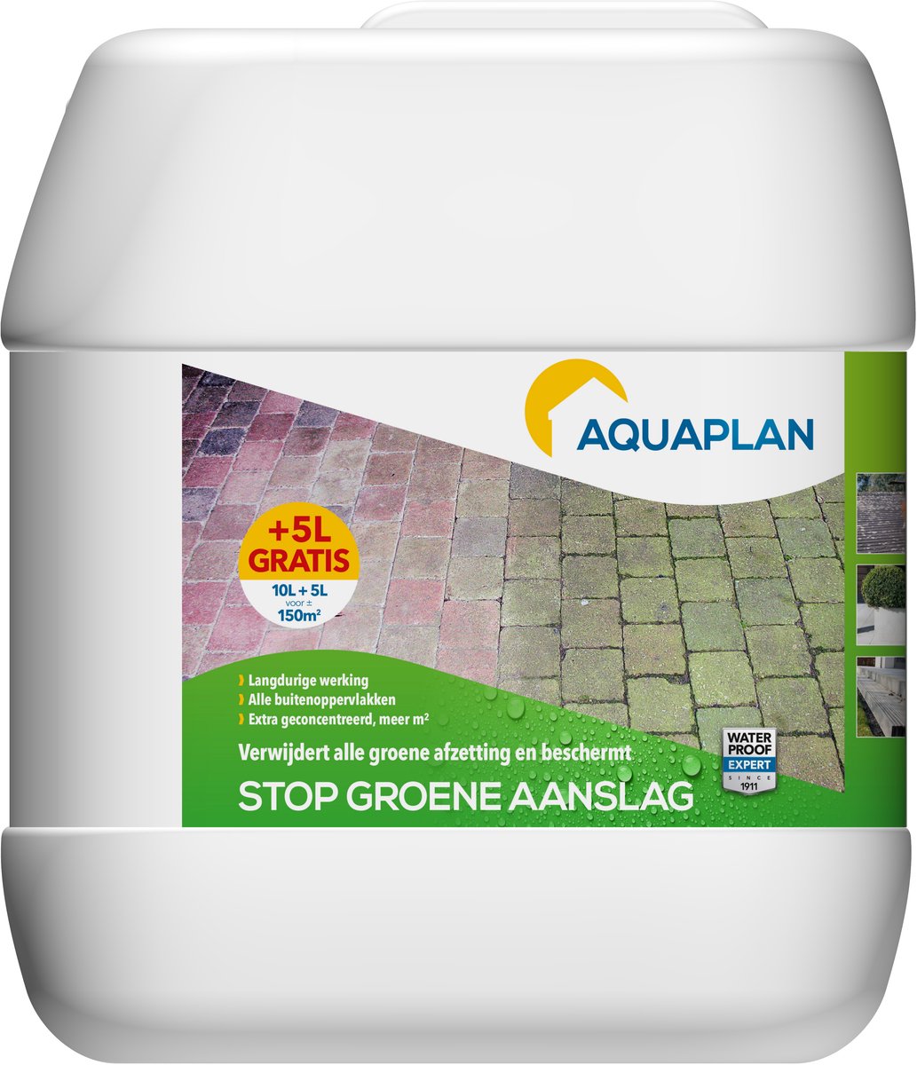 Aquaplan Stop Groene Aanslag 15 L