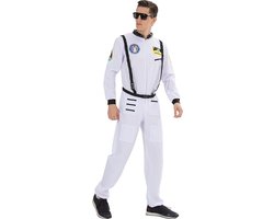 Joya Party® Astronaut Verkleedpak Volwassenen | Science Fiction & Space Kostuum | Nasa Astronaut Ruimte Pak Man | Carnavalskleding | Verkleedkleding | Maat XL