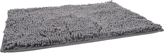 Tapis de litière pour chat Flamingo Rutt gris - Dimensions : 60 x 40 x 2 cm - Antidérapant - Idéal pour Maine Coon, Persan, Ragdoll et Norvégien