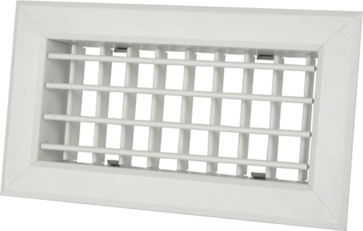 Vent-Axia Uniflexplus rooster met instelbare lamellen 200x100 voor wandcollector
