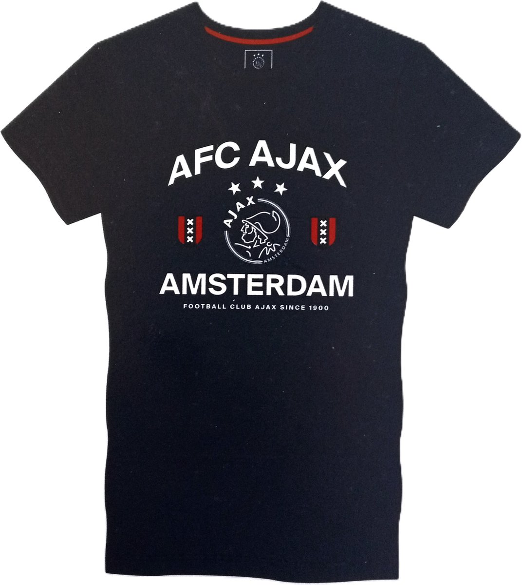 AFC Ajax - T-shirt - Maat 104/110 - Donkerblauw - Kinderen