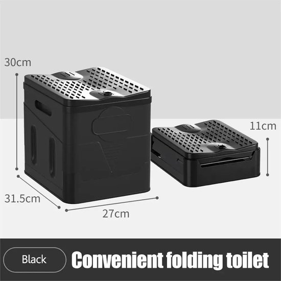 Intrekbaar Draagbaar Toilet Campingtoilet - In Hoogte Verstelbaar Kampeertoilet Draagbaar Potje Voor Kamperen Auto Reizen Boot Strand Tent En Noodsituatie Intrekbaar Draagbaar Toilet Campingtoilet - In Hoogte Verstelbaar Kampeertoilet Draagbaar Potje Voor Kamperen Auto Reizen Boot Strand Tent En Noodsituatie
