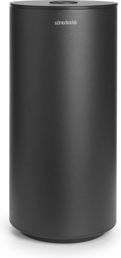 Quartzline Zwart DUO TOILETROLDISPENSER VOOR DOPROLLEN