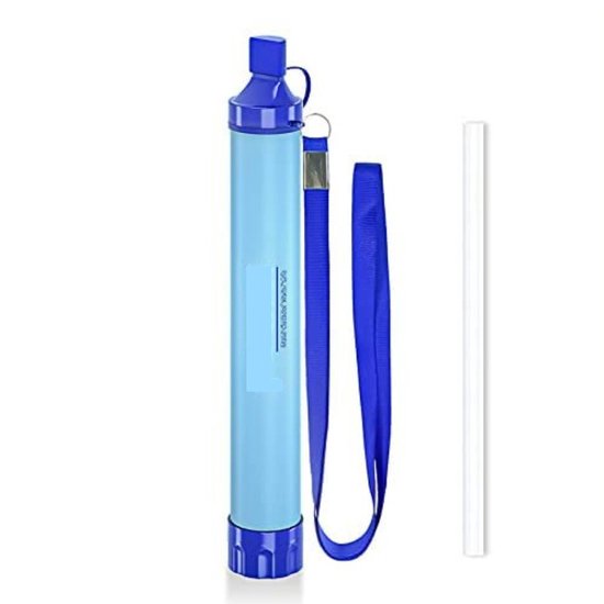 Buiten Waterfilter Survival en Waterzuiveringsapparaat - Waterfles met Waterfiltersysteem voor Outdoor en Noodpakket Thuis - Zuiver Drinkwater - 2000 Liter