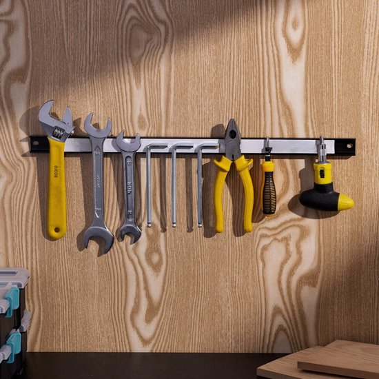 Navaris magnetische gereedschapshouder - Muur magneetstrip voor