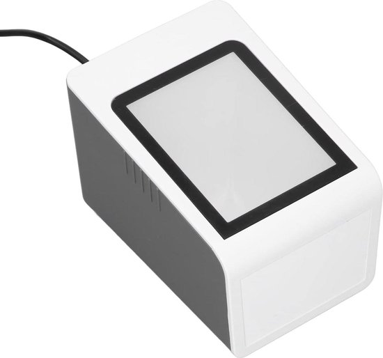Desktop Barcode Scanner Voice USB Wired Handsfree QR Code Reader for PC POS Machine - Auto Identification Scanner .