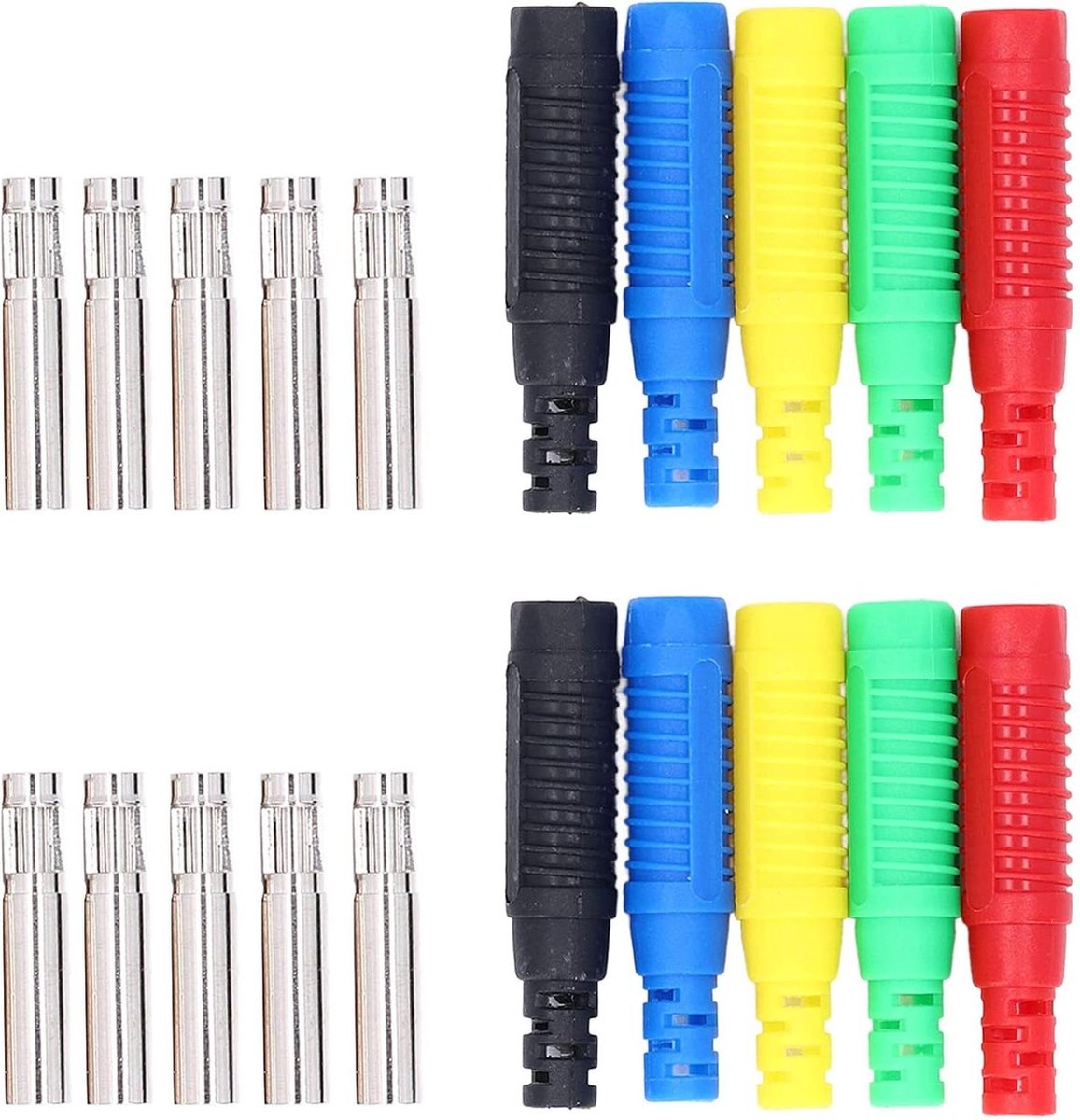 10-delige Lantaarn Banaan Jack Socket 4mm Vrouwelijke Banaanstekker - Messing Geïsoleerde Plug voor Luidsprekerdraad .