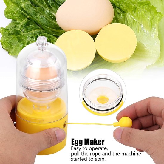 Handmatige Eiershaker - Draagbare Eierspinner | Gouden Eieren Fabrikant | Harde Eieren Maken Roerder | Antislip Gouden Eiermixer, Witte Eigeel Mixer Gadgets Voor