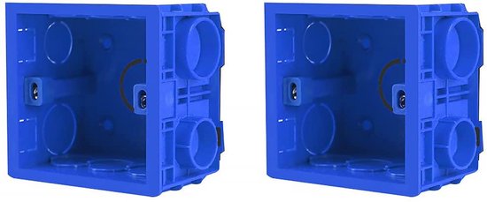 4 stuks x aansluitdoos aluminium Junction BOX sokkel voor camera bullet en domes aluminium metaal