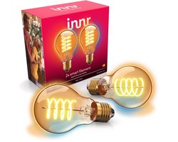 Innr E27 filament lamp - geschikt voor Philips Hue - Zigbee - LED smart bulb - warmwit tot koelwit…
