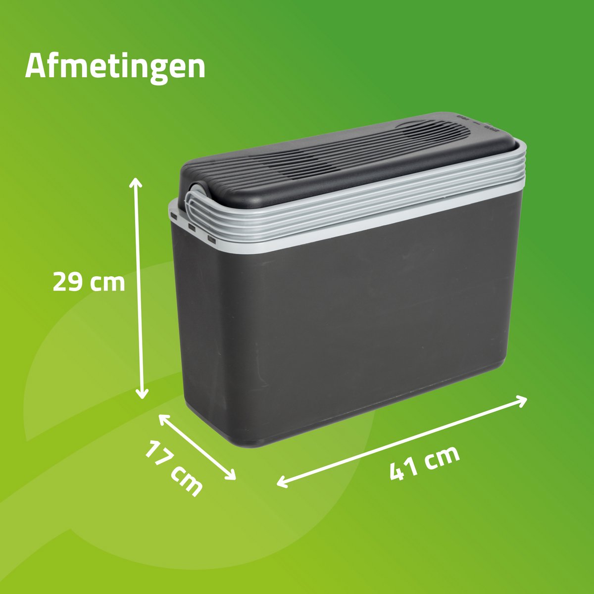 Bo-Camp Autokoelbox - Arctic - Grijs - Polyethyleen - 12 Volt