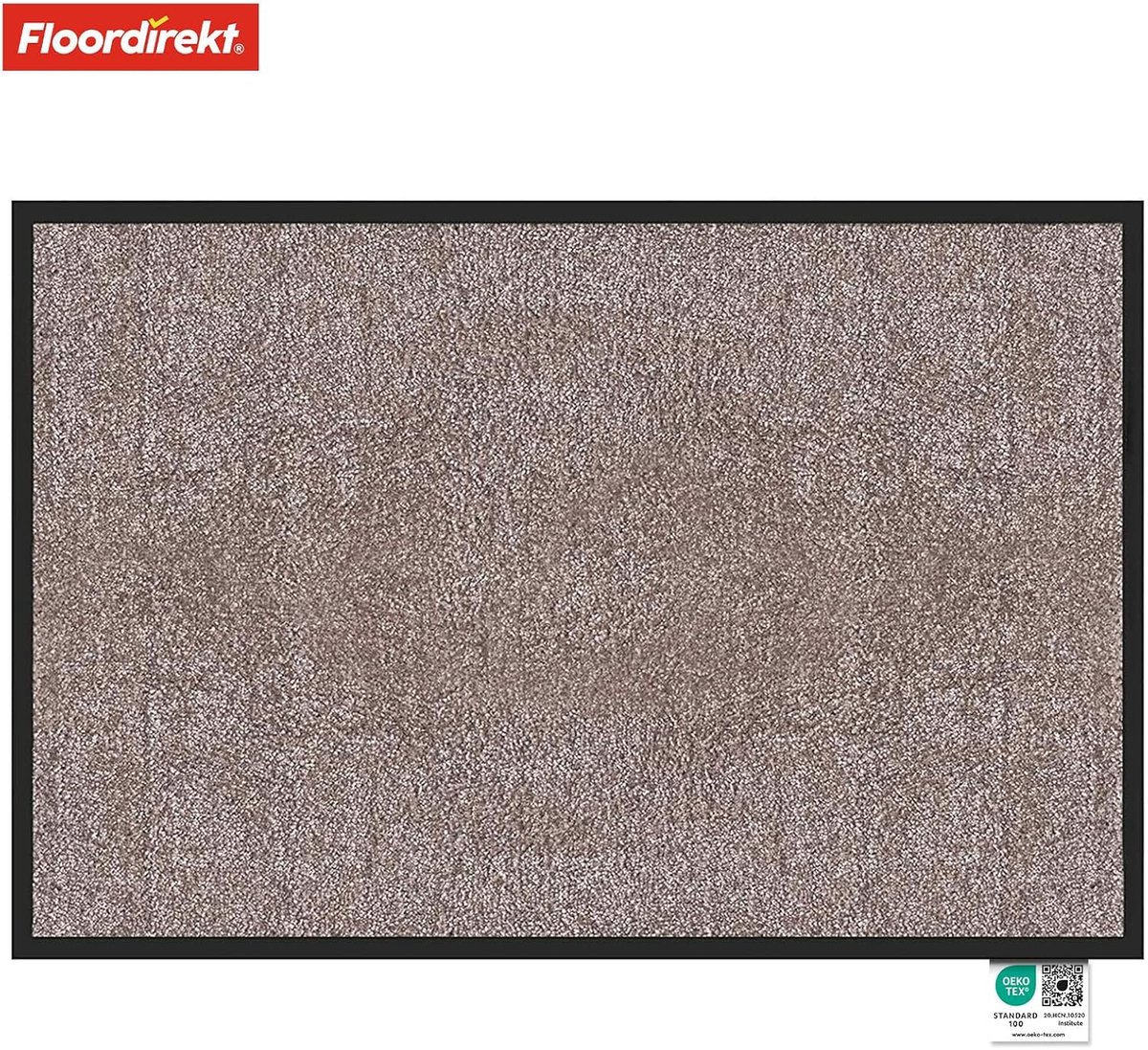 Floordirekt Deurmat - Droogloopmat - Schoonloopmat - Rhine - Gull - 60 x 90 cm Beige-Grijs