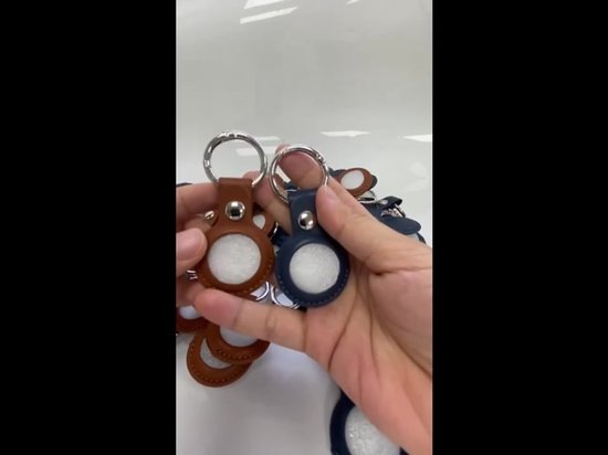 Dasaja AirTag porte-clés cuir - Rose