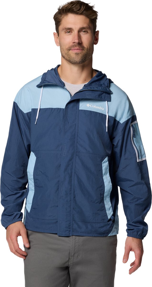 Columbia Challenger II Windbreaker Jacket Mannen Jasje Blauw