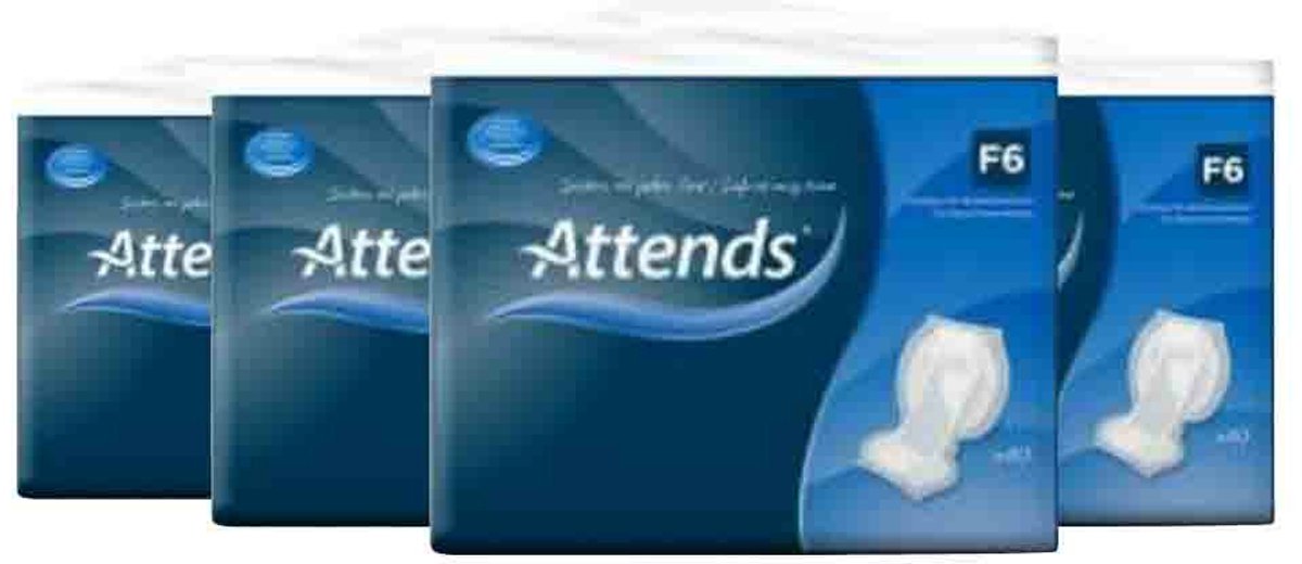 Goedkoopste 4x Attends F6 Fecaal Inlegger 40 stuks
