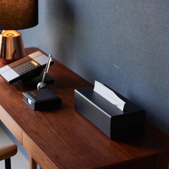 Tower à mouchoirs verticale Yamazaki - Tour - Zwart