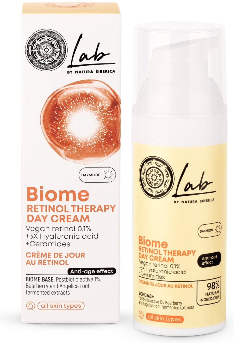 Natura Siberica Lab Biome Dagcrème met Retinol 50 ml