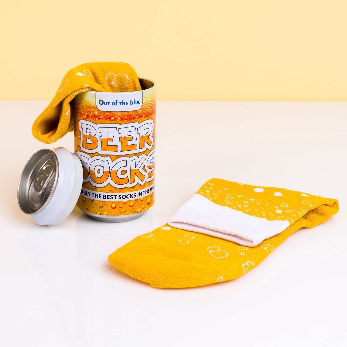 Out of the Blue Bier Sokken - Herensokken Maat 43-46 - Grappig Cadeau