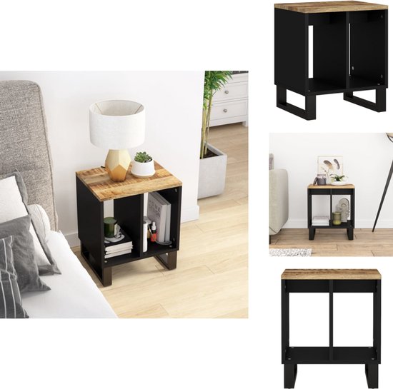 Salontafel 50x50x33,5 cm massief grenenhout | -nl