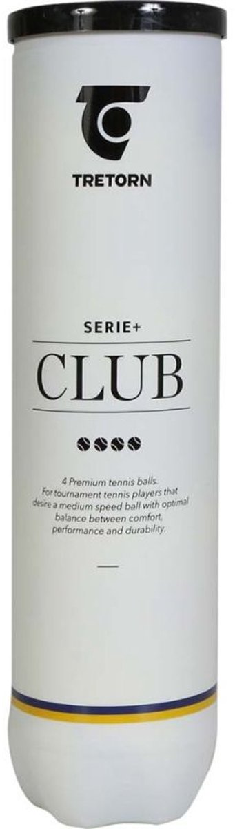 Tretorn Serie+ Club - Tube van 4 - tennisbal