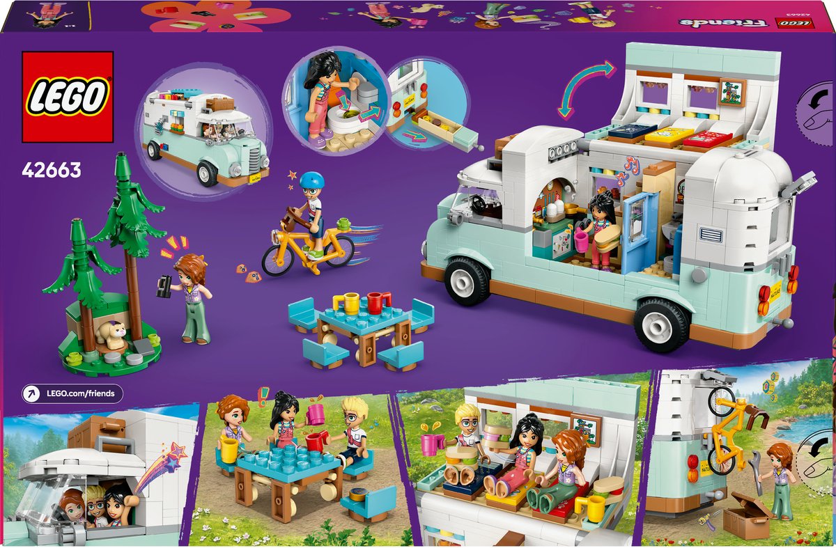 LEGO Friends Camperavontuur met vrienden - 42663 — afbeelding 9
