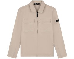 Malelions Cotton Zip Overshirt Heren - Maat S