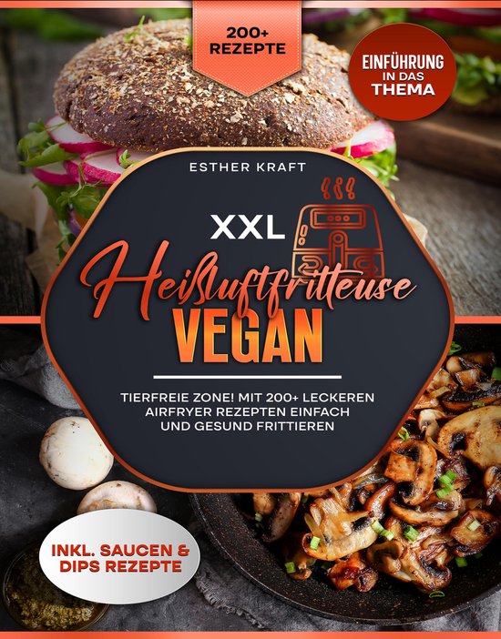 XXL Heißluftfritteuse Vegan - cover