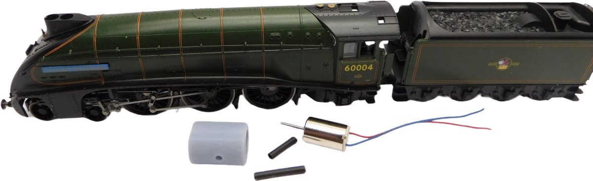 micromotor TH001 motor ombouwset voor Hornby Class A1, A3, A4, 08