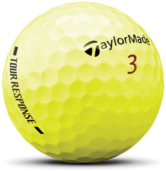 TaylorMade Tour Response Golfballen 2025 - Geel - 12 Stuks van TaylorMade — afbeelding 5