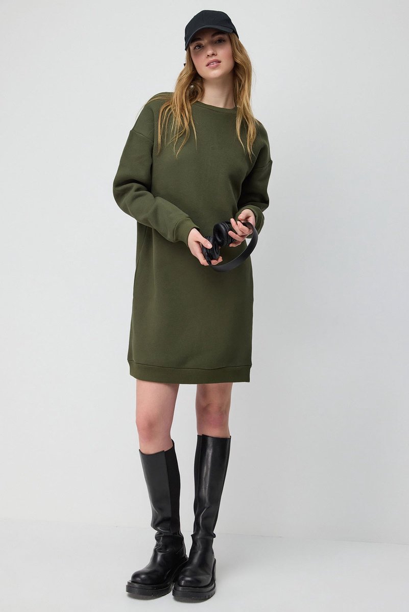 Robe en coton sweat